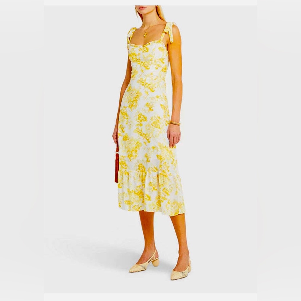 AQUA Toile de Jouy dress size XS
